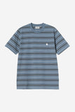 Carhartt WIP Bronson S/S Tee  Bronson Stripe, Icesheet
