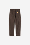 Carhartt WIP Flint Pant Tobacco, Garment Dyed