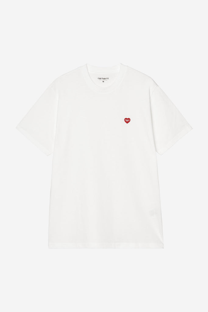 Carhartt WIP Small Heart S/S Tee White/Red