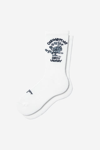 Carhartt WIP Dirty Laundry Socks White