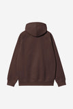 Carhartt WIP Hooded Chase Sweatshirt Palisander/Gold