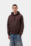 Carhartt WIP Hooded Chase Sweatshirt Palisander/Gold