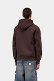 Carhartt WIP Hooded Chase Sweatshirt Palisander/Gold