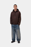 Carhartt WIP Hooded Chase Sweatshirt Palisander/Gold