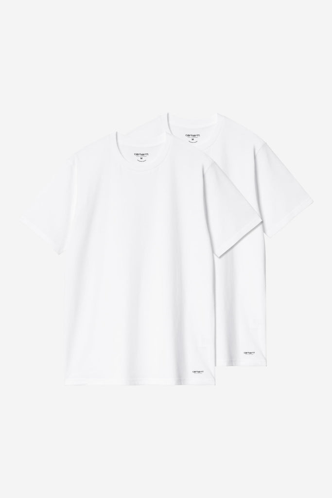 Carhartt WIP Standard Crew Neck S/S Tee White + White
