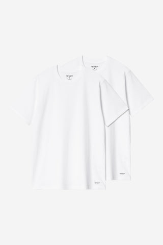 Carhartt WIP Standard Crew Neck S/S Tee White + White