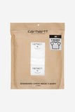 Carhartt WIP Standard Crew Neck S/S Tee White + White