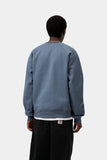 Carhartt WIP Chase Crewneck Sweatshirt Icesheet/Gold