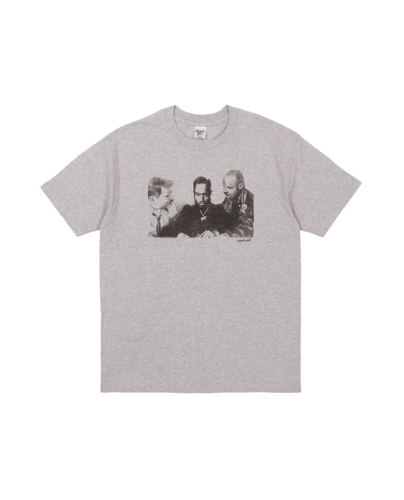 Acapulco Gold JAPAN Sketch S/S Tee Heather Grey