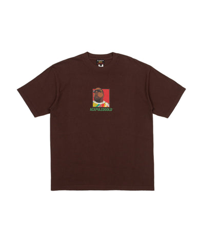 Acapulco Gold JAPAN 6.5oz Big Poppa S/S Tee Brown