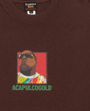 Acapulco Gold JAPAN 6.5oz Big Poppa S/S Tee Brown