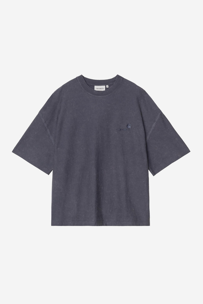 Carhartt WIP Lambert S/S Tee Dark Navy (Moon Wash)