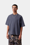 Carhartt WIP Lambert S/S Tee Dark Navy (Moon Wash)