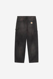 Carhartt WIP OG Single Knee Pant Black, Tobacco Used Wash