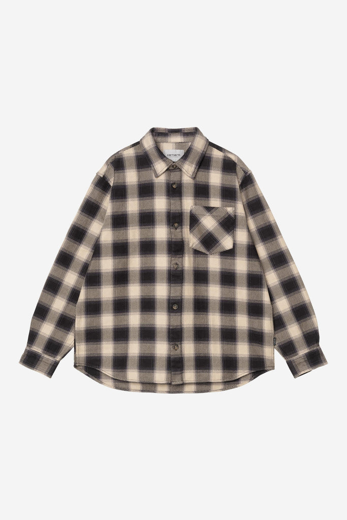 Carhartt WIP Dayne L/S Shirt Dayne Check, Shady Purple