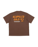 Acapulco Gold JAPAN 7.1oz OJ Logo S/S Tee / Box Fit (Walnut)