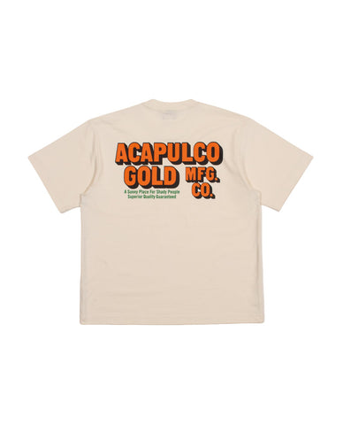 Acapulco Gold JAPAN 7.1oz OJ Logo S/S Tee / Box Fit (Ecru)