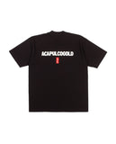 Acapulco Gold JAPAN 6.5oz Black Label Logo S/S Tee Black