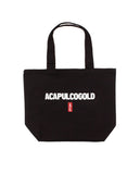 Acapulco Gold JAPAN Black Label Logo Canvas Tote Bag Black