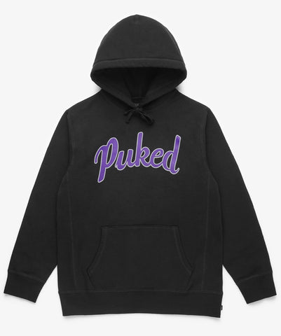 Nothin’ Special Puked Pullover Hoodie Black