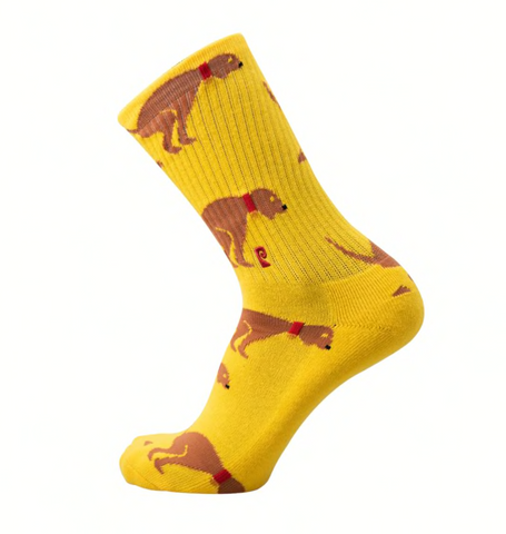 Psockadelic Gibby Socks Yellow