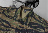 Brooklyn Work T78 Twill Army L/S Shirt Tiger Stripe Camo