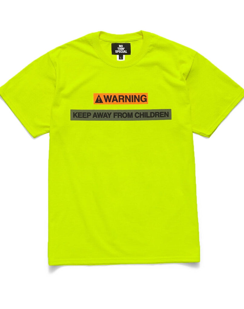 Nothin’ Special Keep Away S/S Tee Safety Yellow