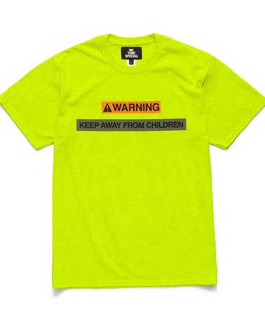 Nothin’ Special Keep Away S/S Tee Safety Yellow