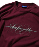 Lafayette Barbed Wire L/S Tee Burgundy