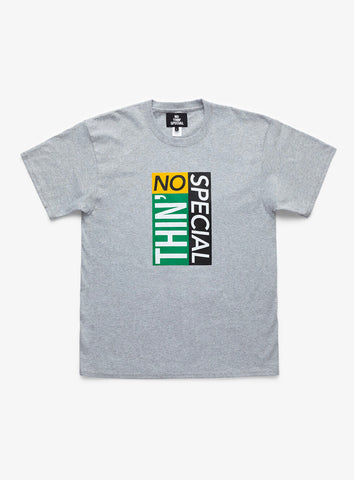 Nothin’ Special Tile Logo S/S Tee Heather Grey