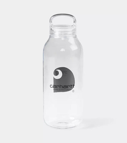 Carhartt WIP Logo Water Bottle Clear (In Store Pickup Only)