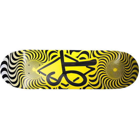 Sandlot Times Psych’d Yellow/Black Deck With Grip Tape (In Store Pickup Only)