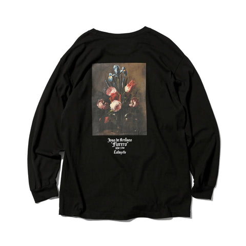 Lafayette x Prado Museum Vase Of Flowers L/S Tee Black