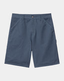Carhartt WIP Single Knee Short Storm Blue (Garment Dyed) (In Store Pickup Only)