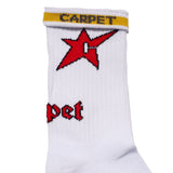 Carpet C-Star Socks White