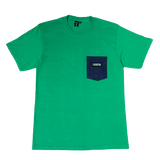 Brooklyn Work T100 Pocket S/S Tee Kelly Green