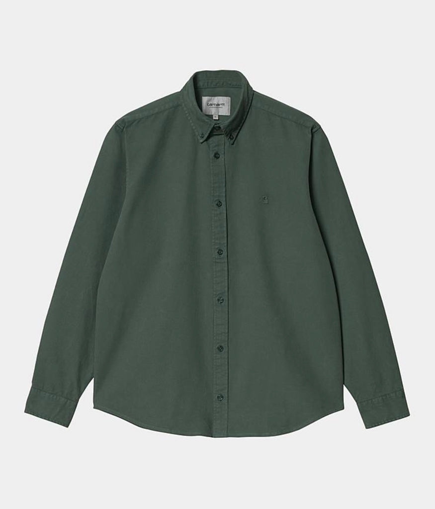 Carhartt WIP Bolton L/S Shirt Hemlock Green (Garment Dyed) (In Store Pickup Only)