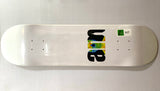 AM Aftermidnight NYC Skateboard White Deck With Grip Tape (In Store Pickup Only)