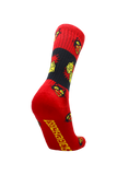 Psockadelic Burger Babie Panther Socks Red