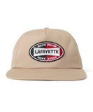 Lafayette Ignition Logo Flat Visor 5 Panel Cap Beige