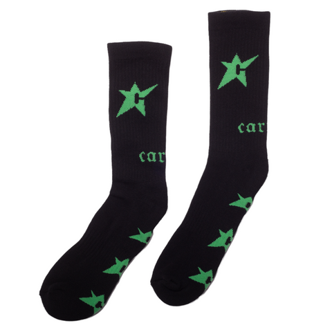 Carpet C-Star Socks Black/Green