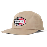 Lafayette Ignition Logo Flat Visor 5 Panel Cap Beige