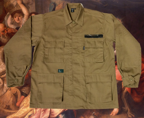 Brooklyn Work T78 Twill Army L/S Shirt Coyote Brown