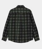 Carhartt WIP Flint L/S Shirt Wiley Check, Vulcan (Rinsed)