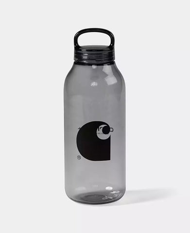 Carhartt WIP Logo Water Bottle Smoke