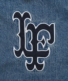 Lafayette LF Logo Washed Denim Coach Jacket Denim