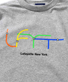 Lafayette Subway Line LFYT L/S Tee Heather Grey