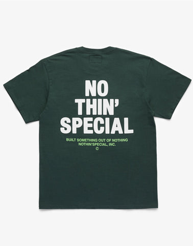 Nothin’ Special S/S ‘21 Logo S/S Tee Forest Green