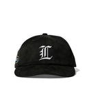 Lafayette Faux Suede Strapback Cap Black