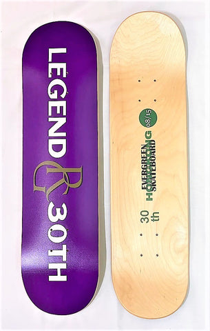 Evergreen 30th Anniversary Skateboard Deck 30th03 With Grip Tape (In Store Pickup Only)